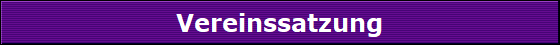 Vereinssatzung